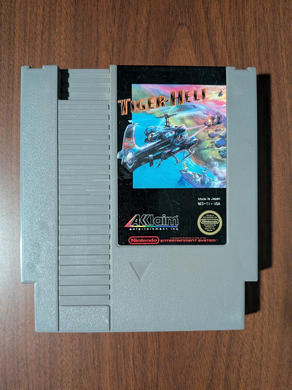 Nintendo NES Tiger-Heli II Cartridge - Gray